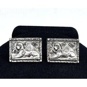 Vintage Anson Cufflinks Egyptian Revival Gift Large